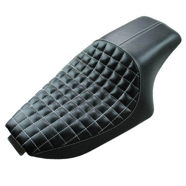 Selle moto flat track Noir